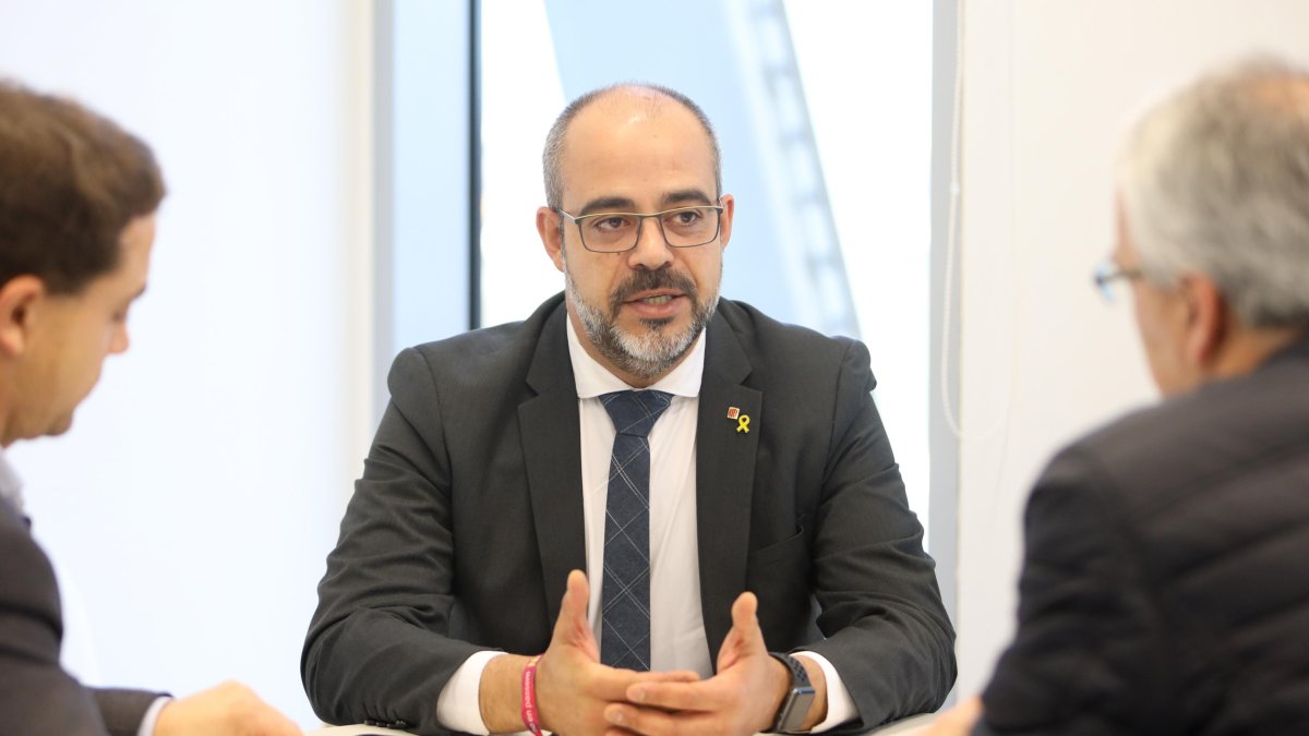 Miquel Buch, durante la entrevista con el ‘Diari’.