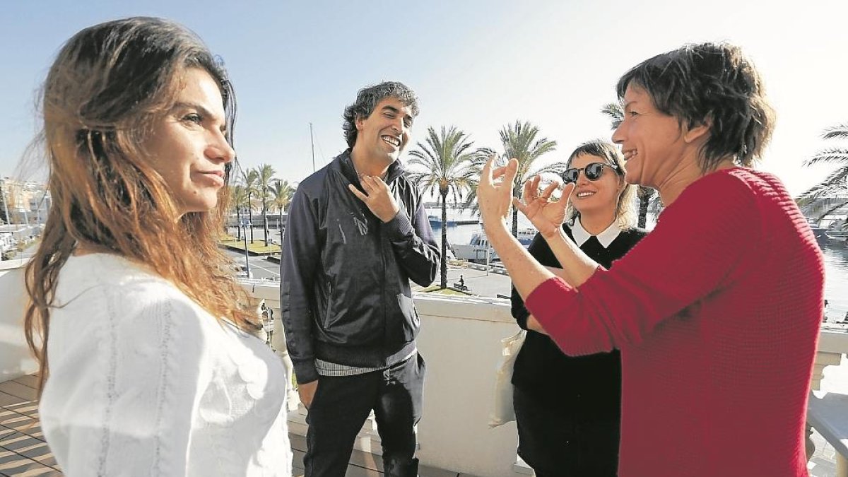 Joan Sala, Carla Sospedra y Jana Wolf, jurado internacional.
