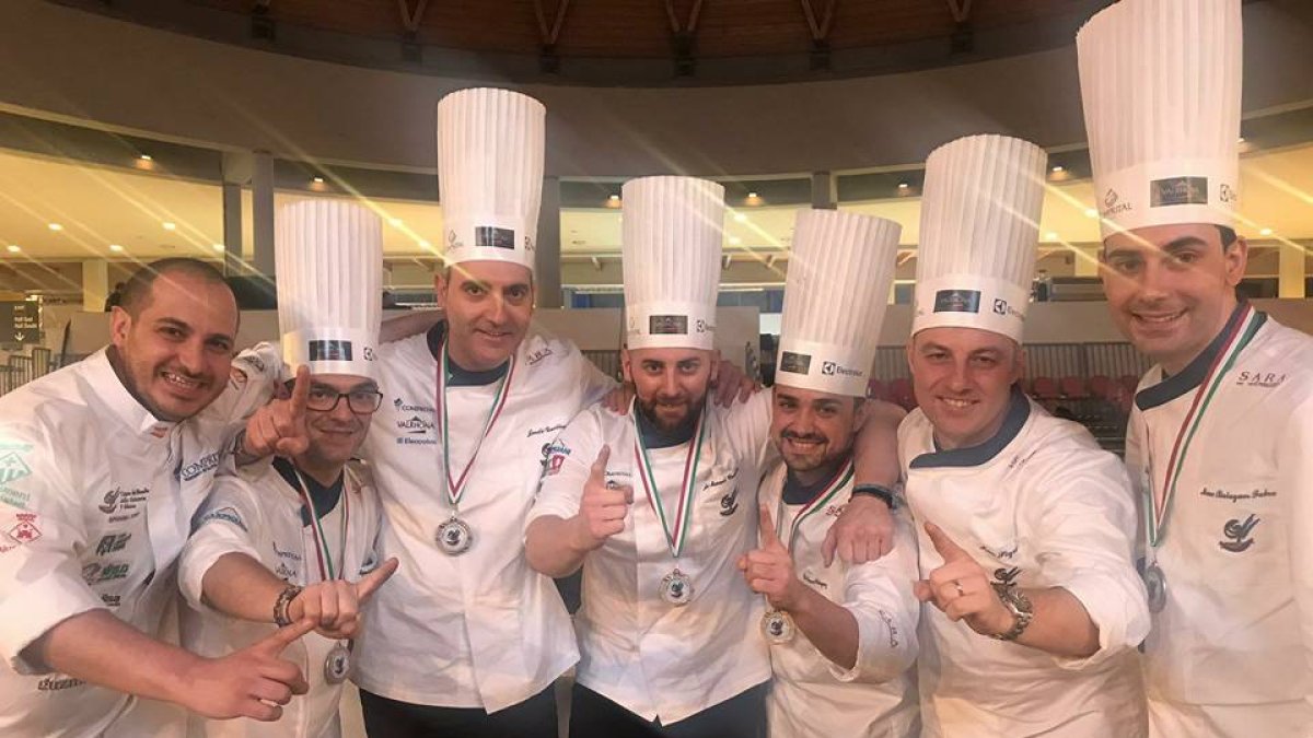 El equipo que representaba a España.