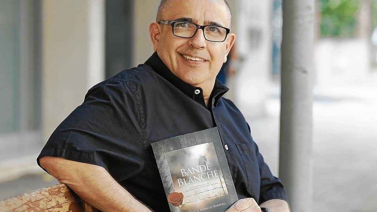 Carlos Ignacio Barbero con 'Bande Blanche'.