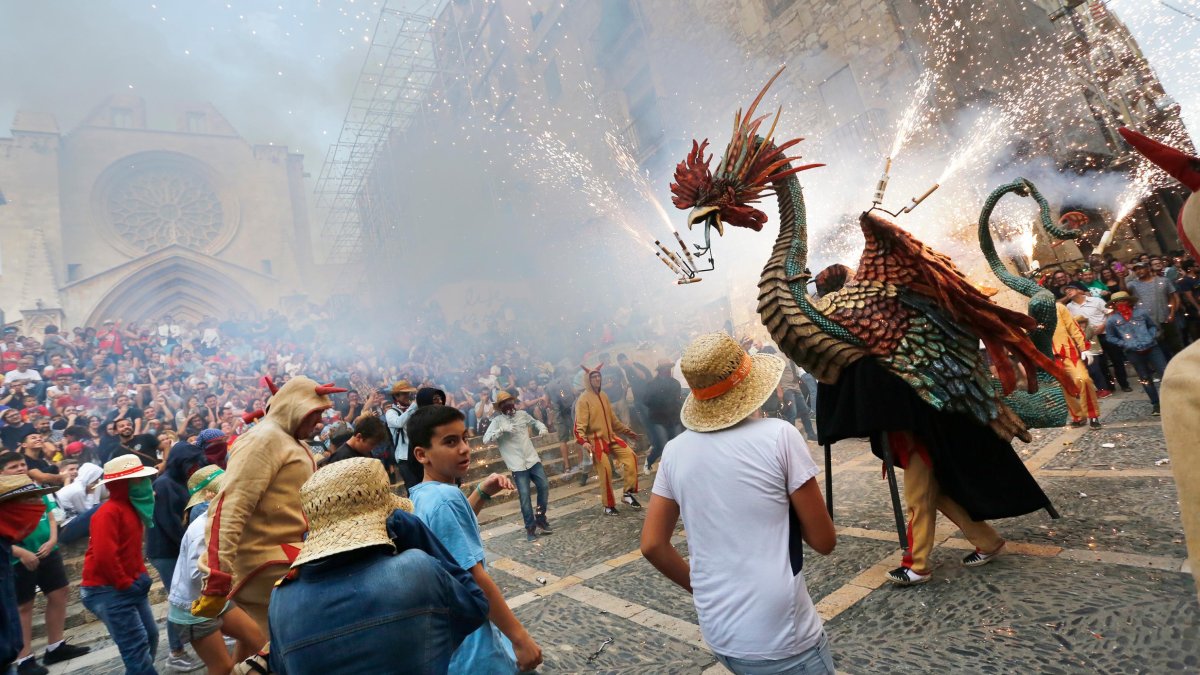 El Basilisc de Mataró, ciutat que com Olot, Reus i Valls compta amb aquesta bèstia.