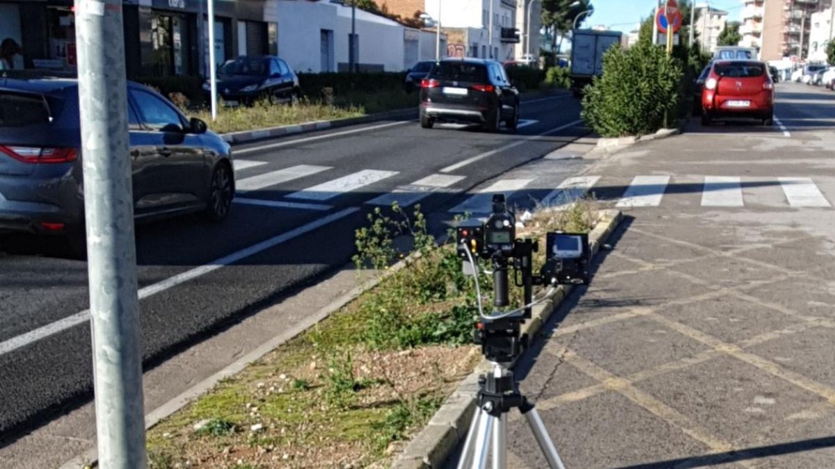 Ojo en la C-31 en Cunit: La policía ya tiene radar propio