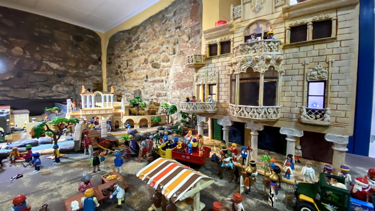 La novetat del pessebre d’enguany és la reproducció de Casa Navàs.