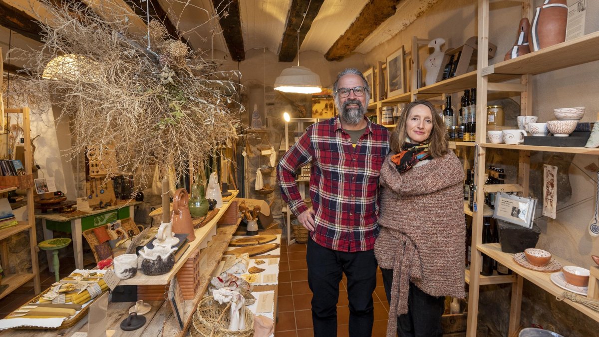 Maggie Ann y Enrique Alfredo Escudero, en La Creuera.