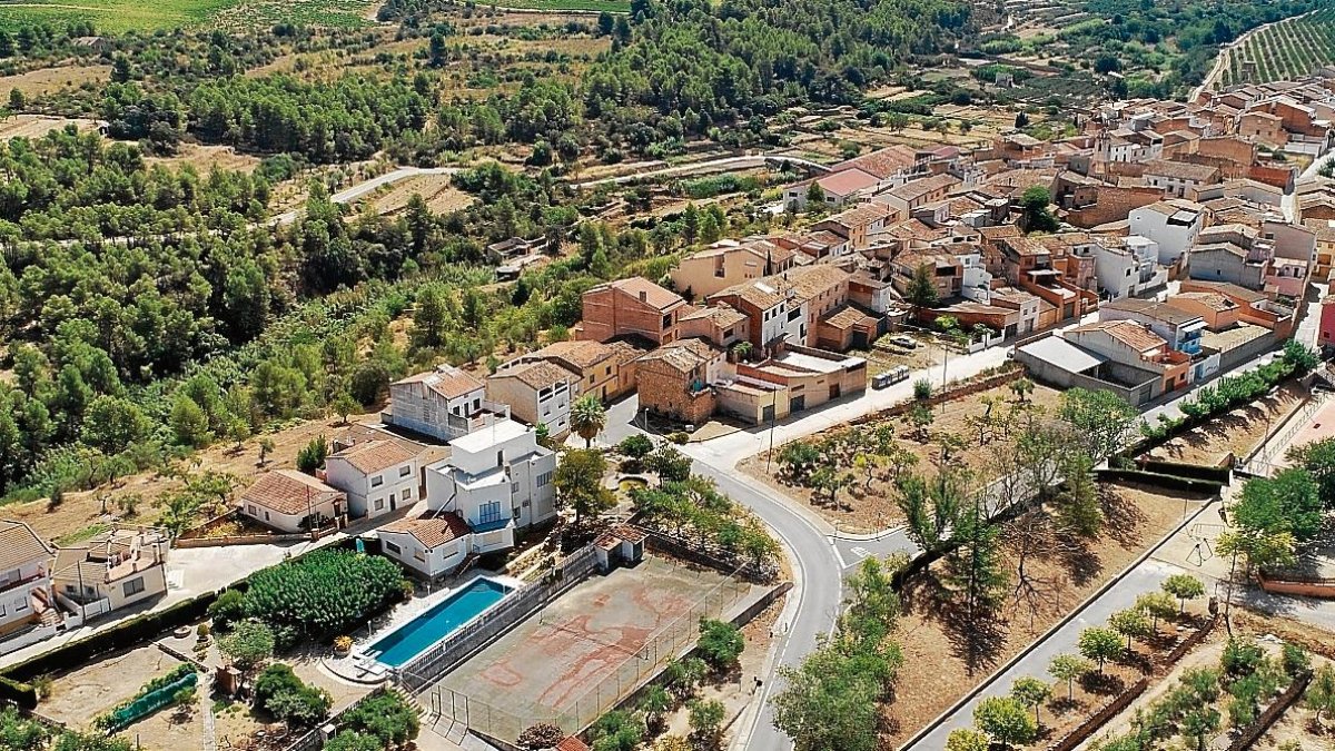 La Serra d’Almos donde se disputará la nueva prueba de carrera de montaña ultra.