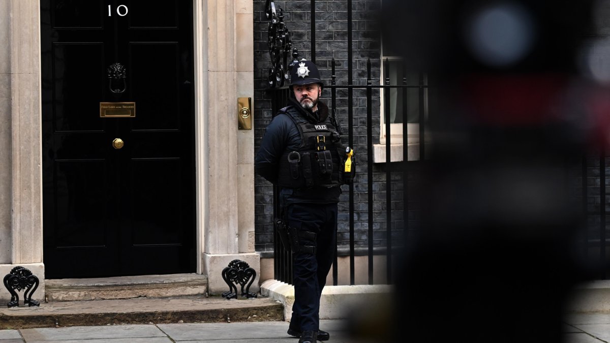 Downing Street 10, la residencia oficial del primer ministro británico.
