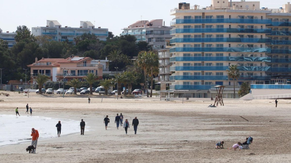 Imagen de la playa de La Pineda.