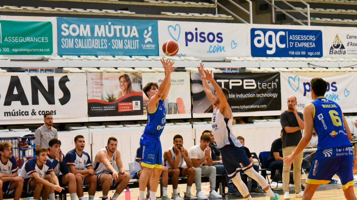 Gerard Estebanell, en el partido ante el Granollers.