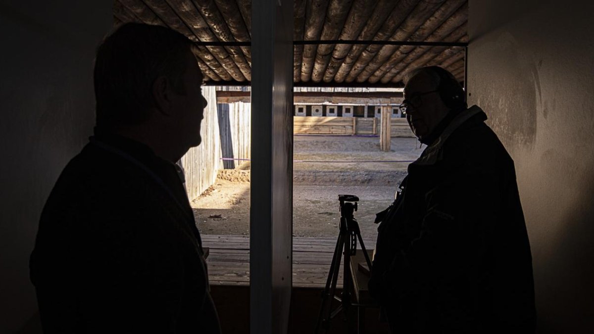 Imagen de la galería del club de tiro donde solía entrenar Eugen Marin Sabau.
