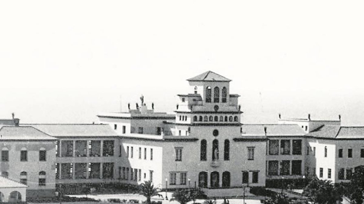 El sanatorio en la década de los años 30.