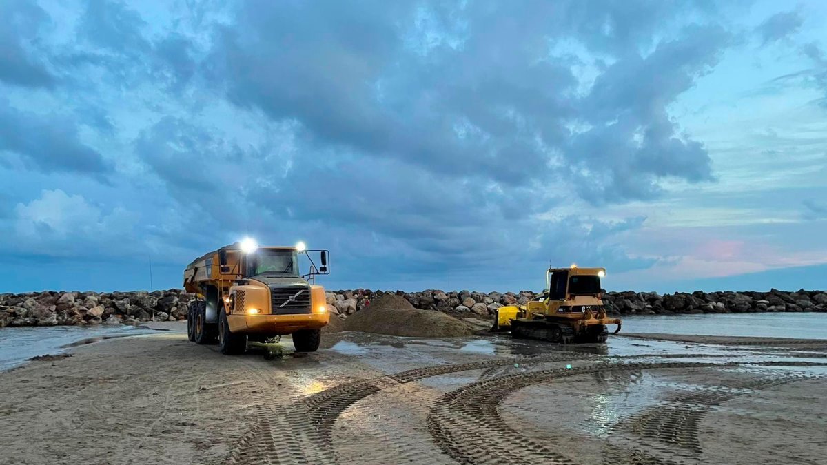Cunit también necesita verter arena en la playa para afrontar la erosión