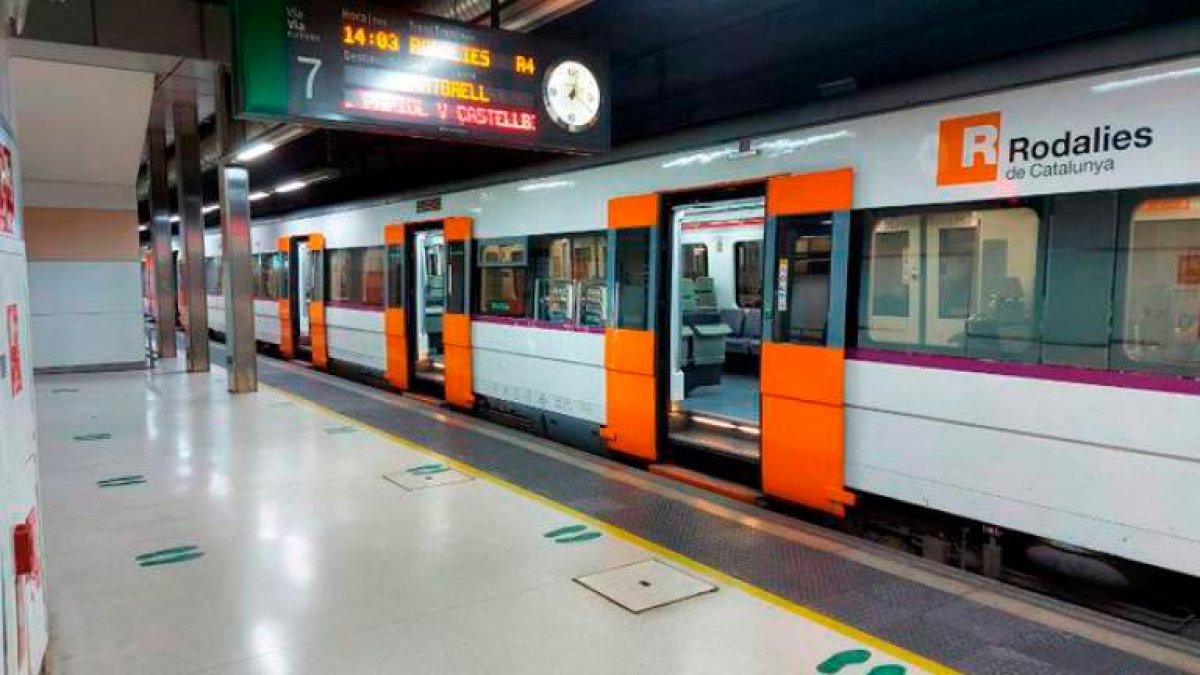 Un tren de cercanías.