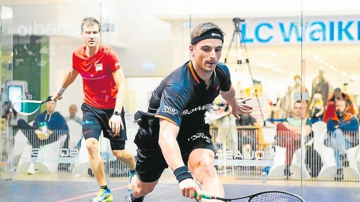 Nilo Vidal, durante la final.