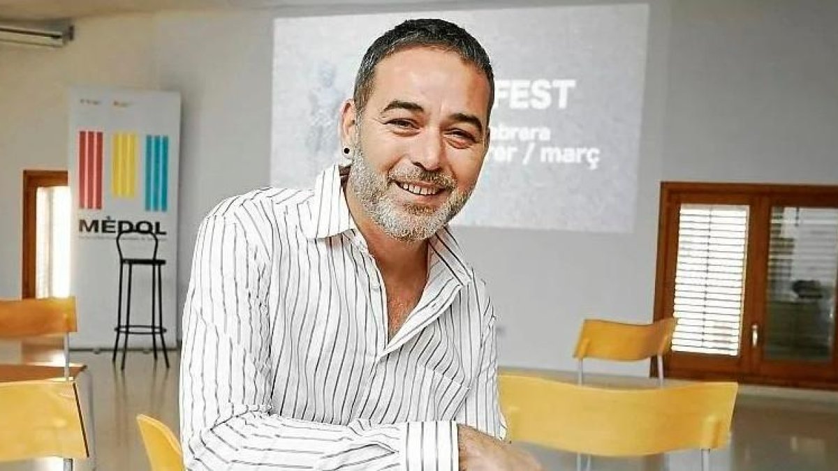 Vicent Fibla atendió ayer al Diari en la Casa Canals de Tarragona.