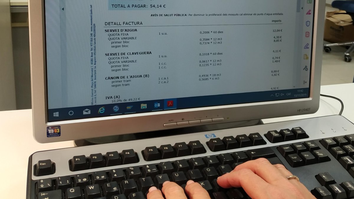En la Oficina Virtual también hay la posibilidad de consultar en línea la información del contador del usuario.