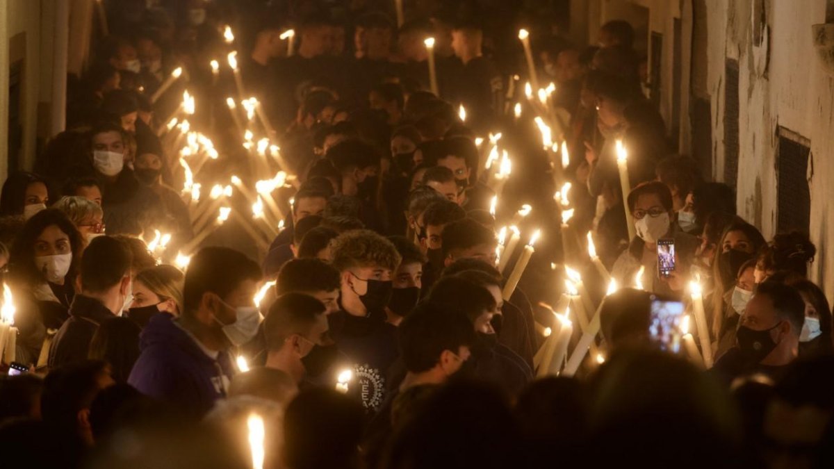 Ahir va tenir lloc la Processó en honor a la Mare de Déu de la Candelera.