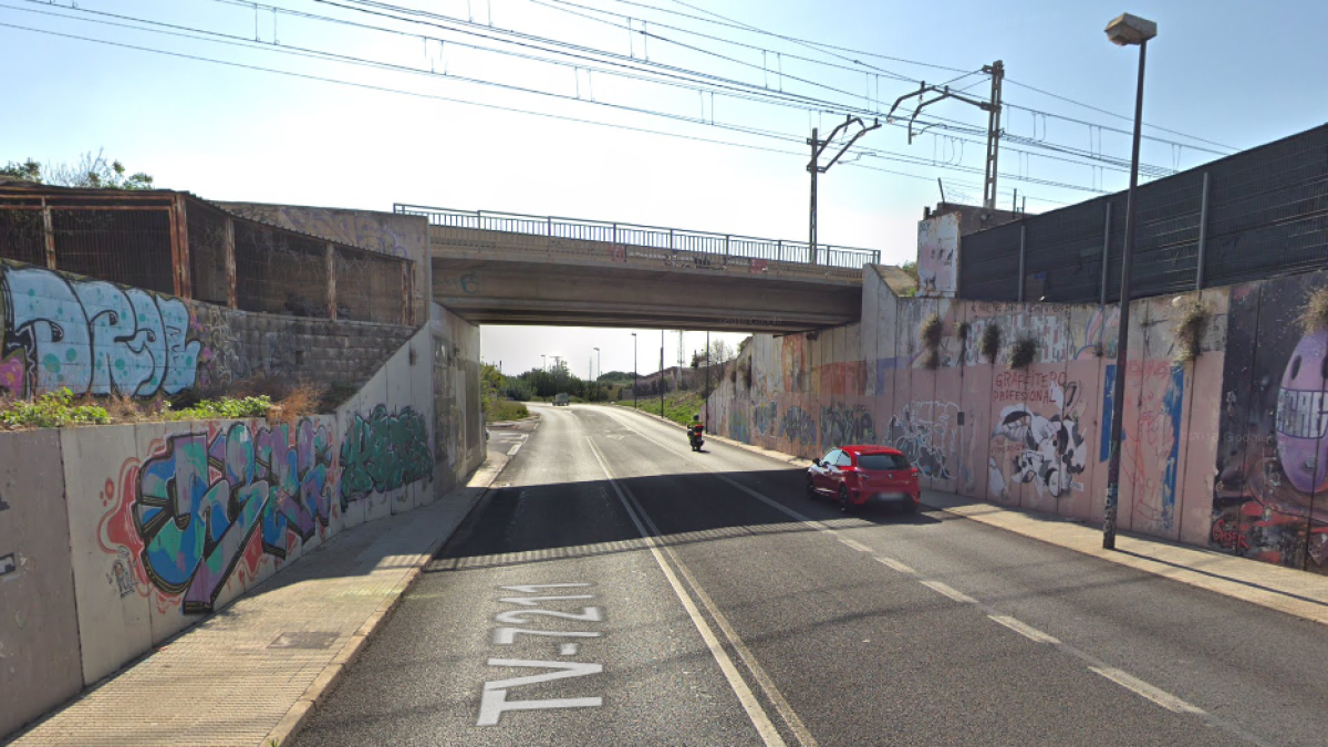 Este es el puente en el cual ha tenido lugar el incidente.