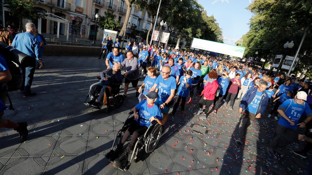 Los participantes salieron a las nueve de la mañana desde el Balcó del Mediterrani.
