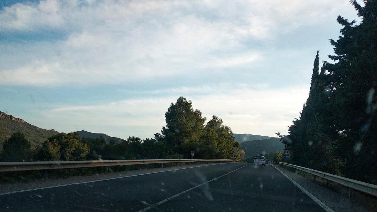 L’accident ha tingut lloc en aquest punt de la C-14.