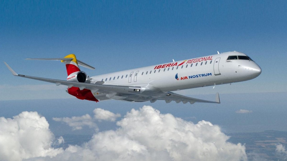 Un avión de Air Nostrum.