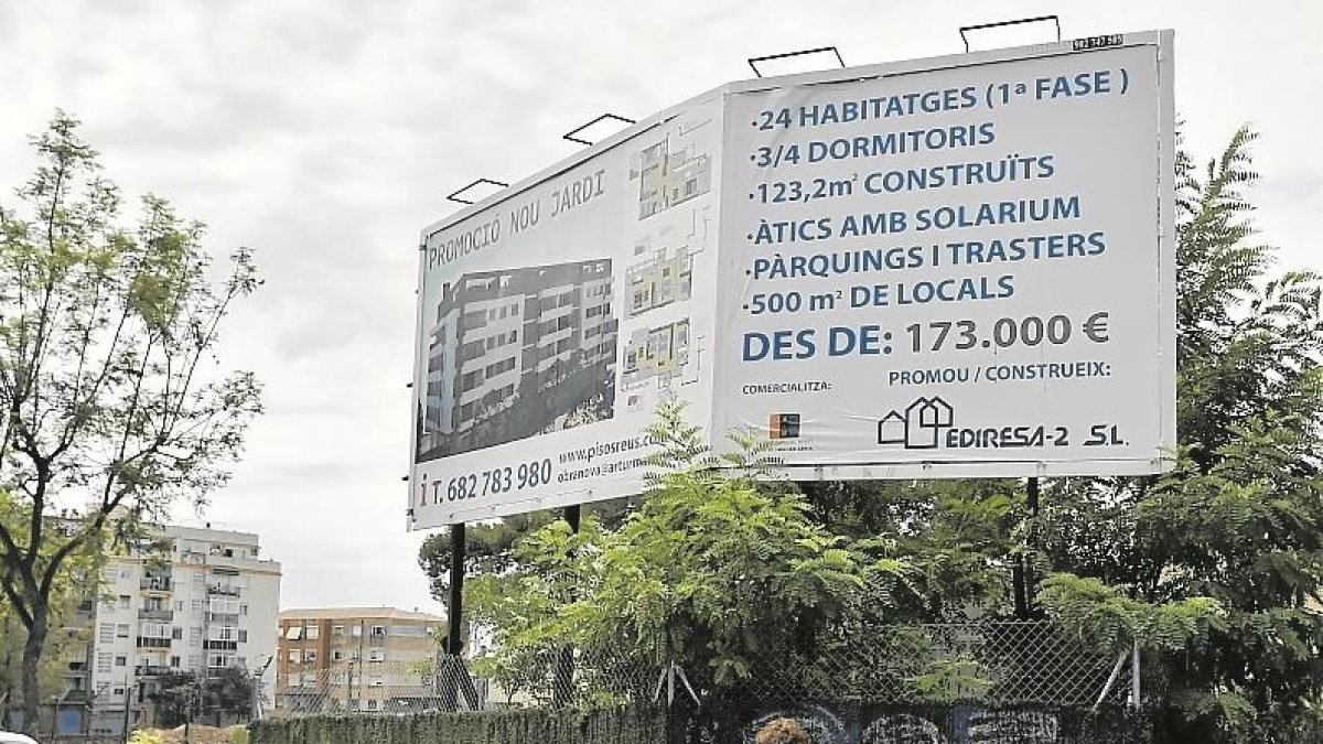 Empieza la construcción de una promoción de viviendas en la zona del Forn del Soto