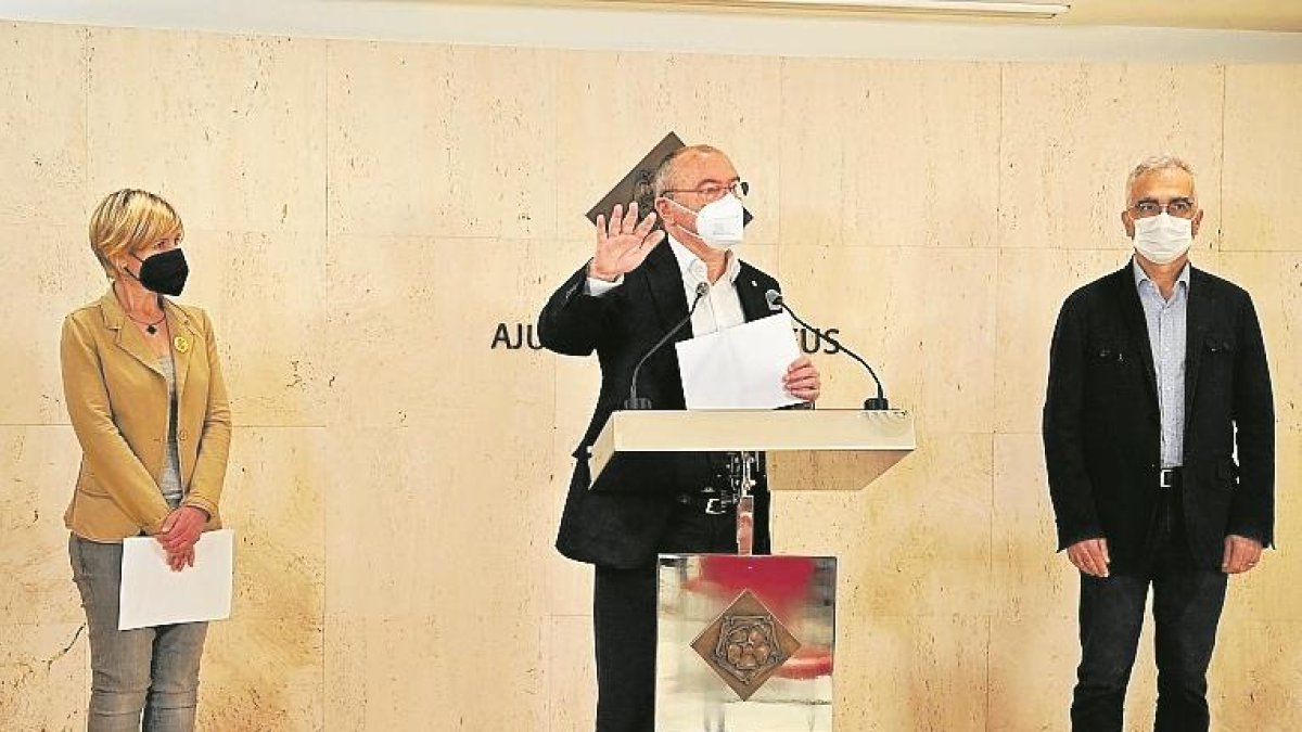 Noemí Llauradó, Carles Pellicer y Andreu Martín.