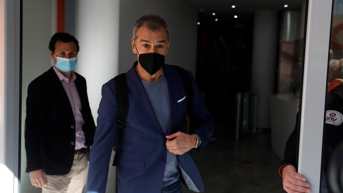 Cantó, a su llegada a la ejecutiva de Ciutadans.