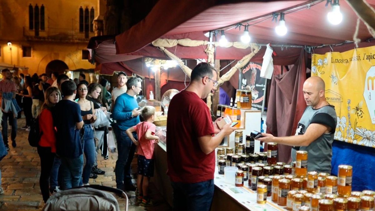 El Mercat Medieval se celebró todo el fin de semana en los alrededores de la Catedral.