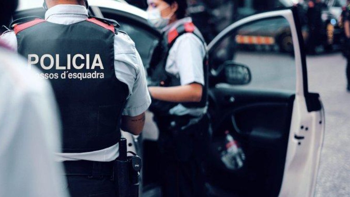 Una patrulla de Mossos d'Esquadra.