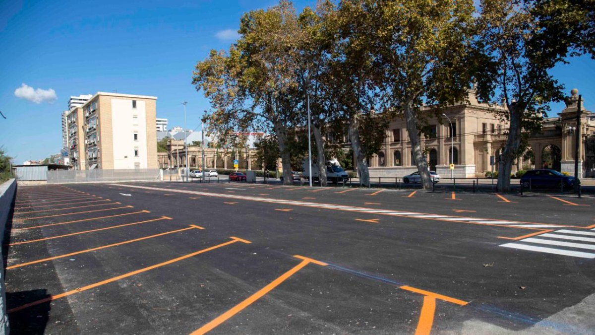 Algunas de las nuevas plazas de zona naranja que se han habilitado.