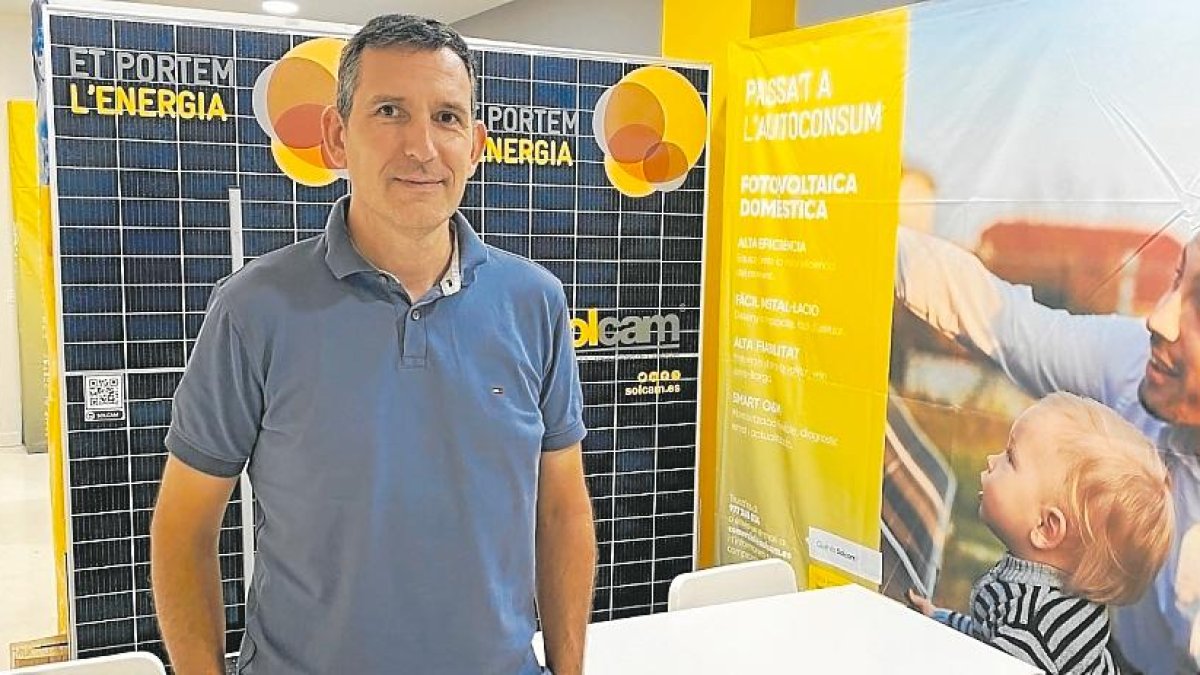 Marc Segura és un dels fundadors de Solcam, amb seu a Riudoms.