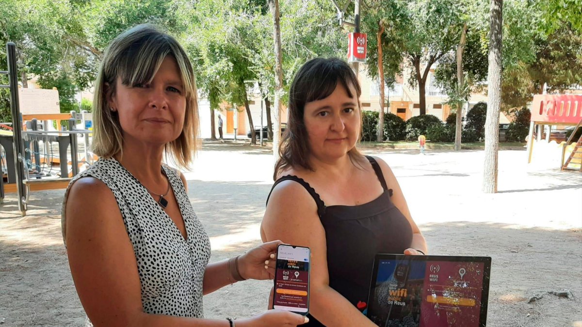 Imagen de la presentación de la ampliación de zonas wifi públicas en Reus.