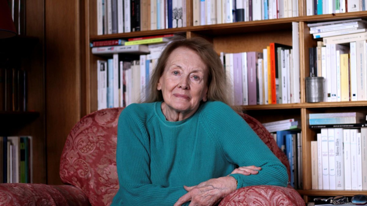 La escritora francesa Annie Ernaux, ganadora del Premio Nobel de Literatura 2022.