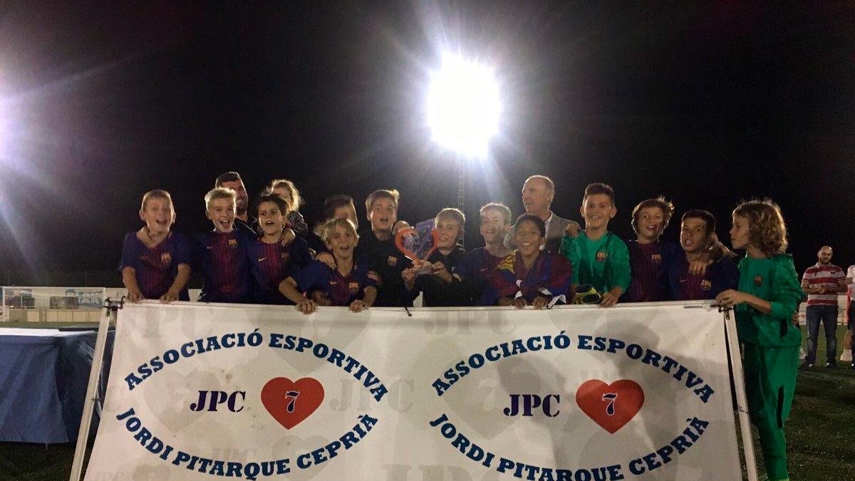 Los equipos base del FC Barcelona son asiduos al torneo en memoria de Jordi Pitarque.