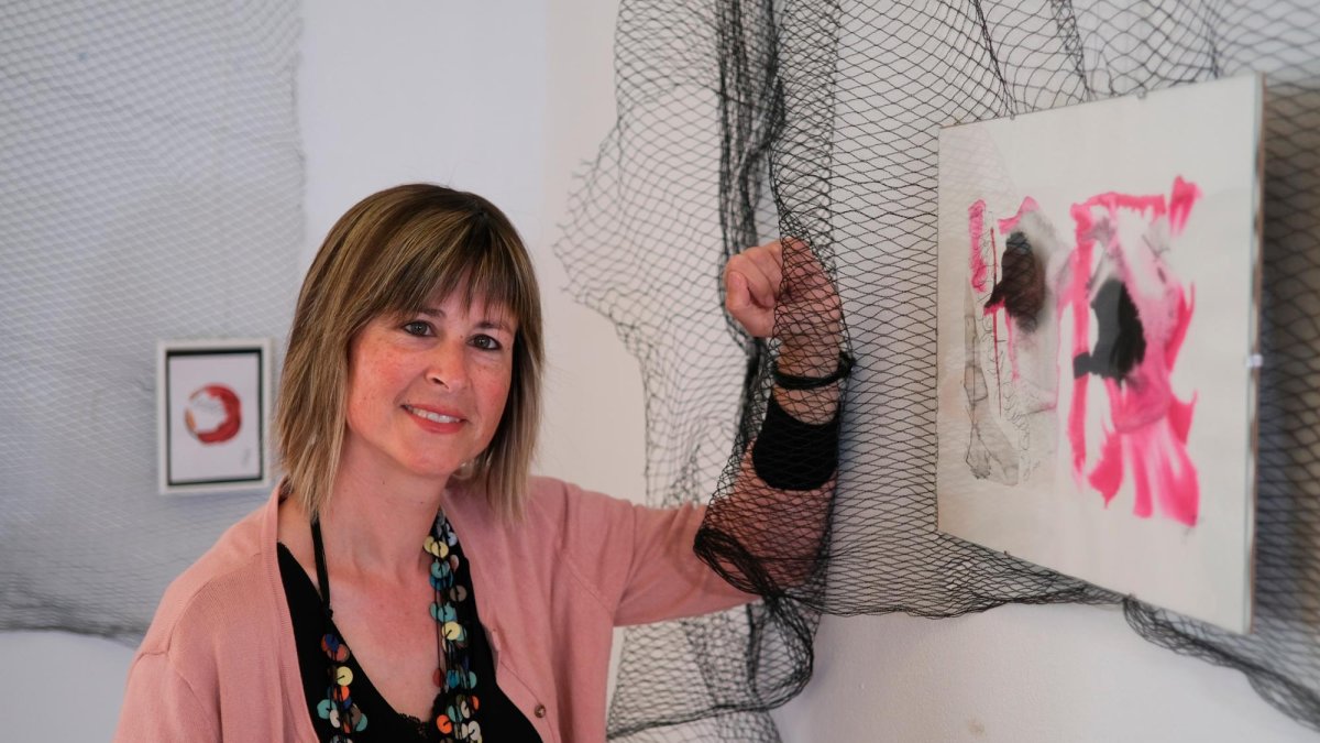 La exposición de Iturgoyen ha llenado durante este mes de abril la zona de entrada del Centre Cívic Llevant de Reus.