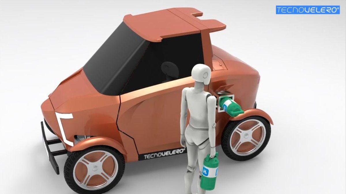 Virante, el vehículo eléctrico impulsado con hidrógeno