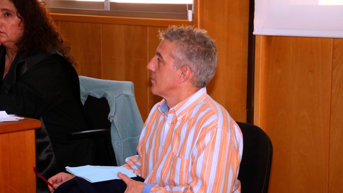 El acusado durante el juicio en la Audiencia Provincial de Tarragona.