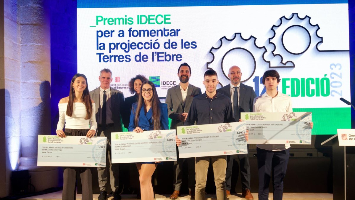 Els premis IDECE volen fomentar la projecció de l’Ebre entre els estudiants de batxillerat i cicles formatius de grau superior.