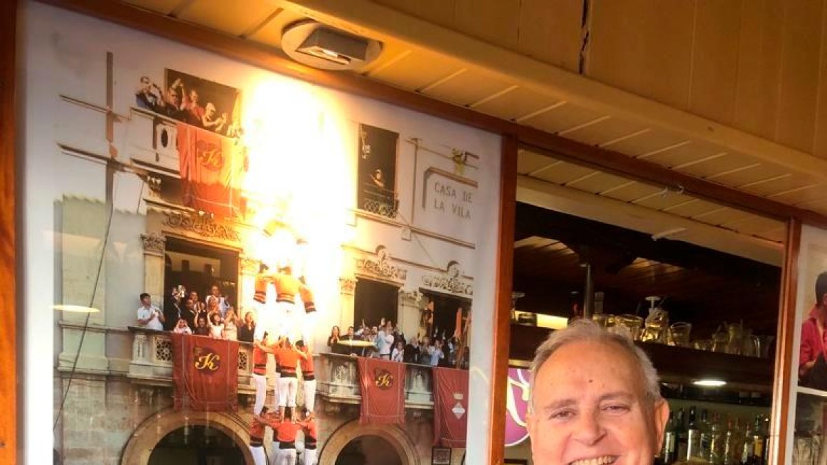 El president de l’Associació de Restauradors de Valls, Joan Mira.