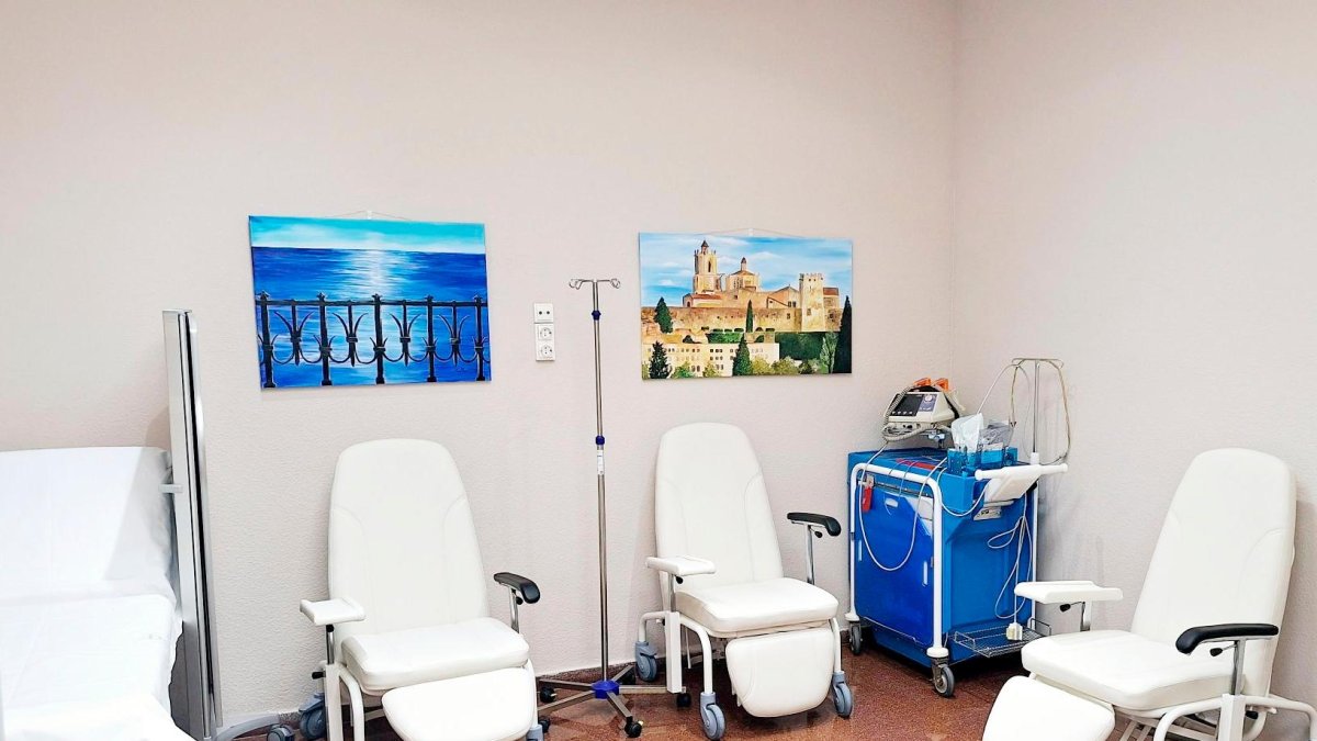 Una imatge de la nova àrea de l’hospital de dia mèdic de l’Hospital Viamed Monegal.