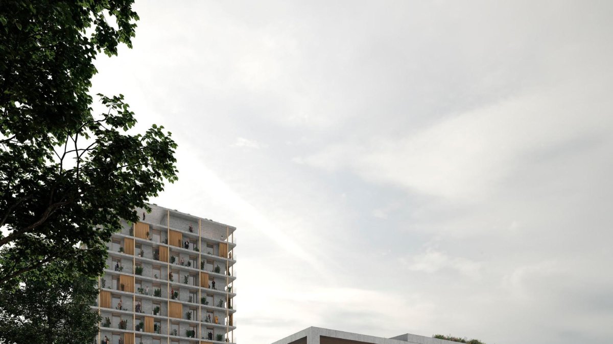 Imatge virtual del projecte guanyador del concurs d’idees per a la reordenació urbana de l’entorn de l’actual Mercat del Carrilet. Imatge: A.R.