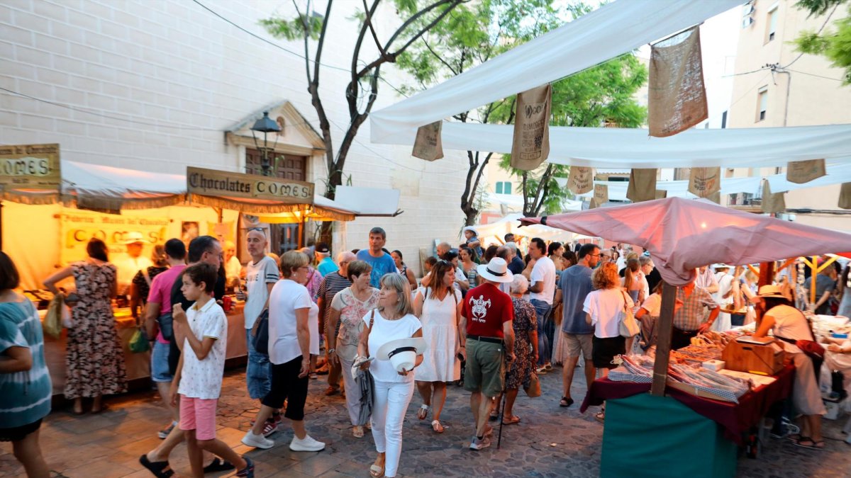 La Fira d’Indians de Torredembarra está ubicada en el núcleo histórico.