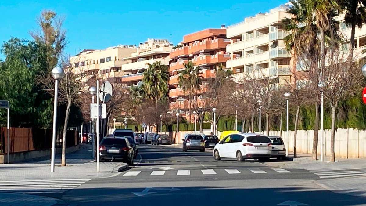 La calle Tarragona de Salou.