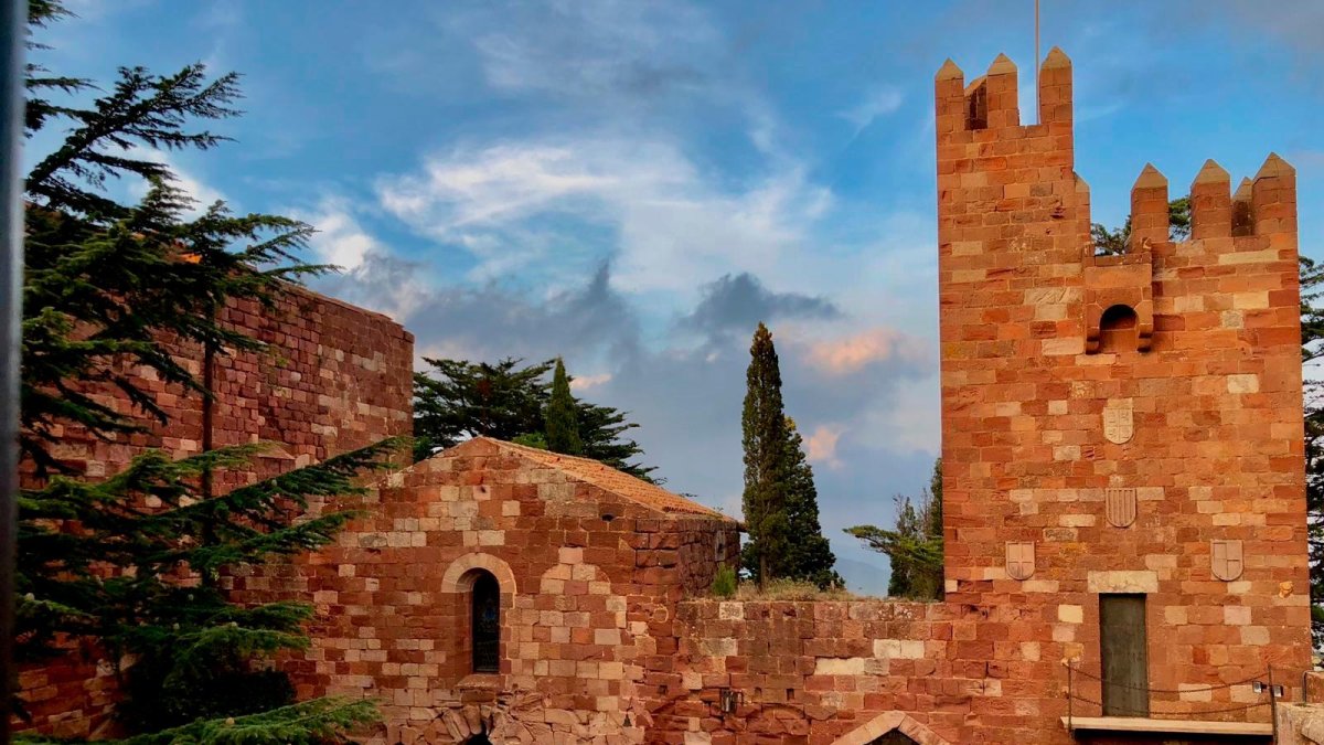 Interior del Castell de Sant Miquel d’Escornalbou.