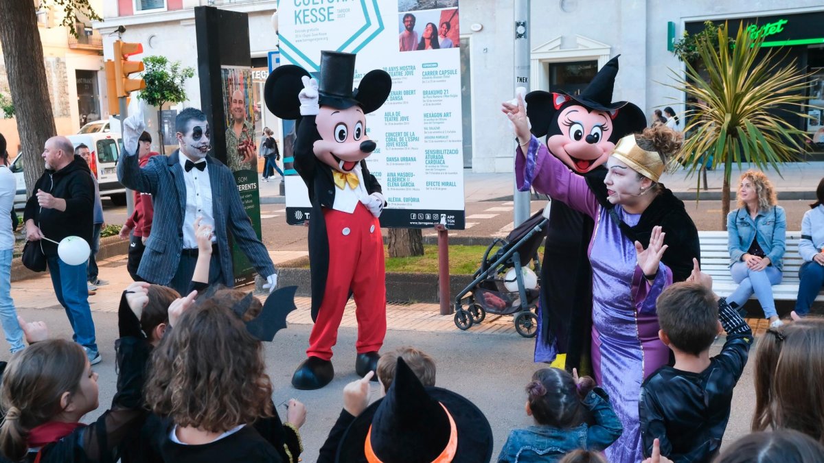 Fiesta infantil en la Rambla Nova durante el ‘Castaween’.