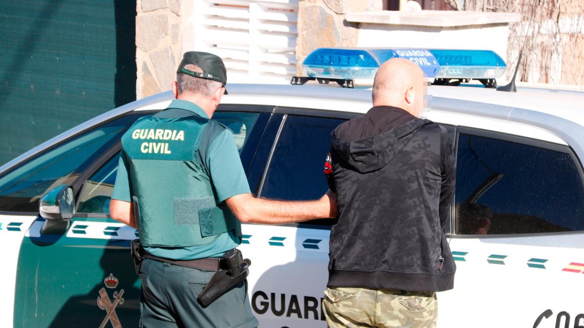 Uno de los detenidos en La Bisbal del Penedès.