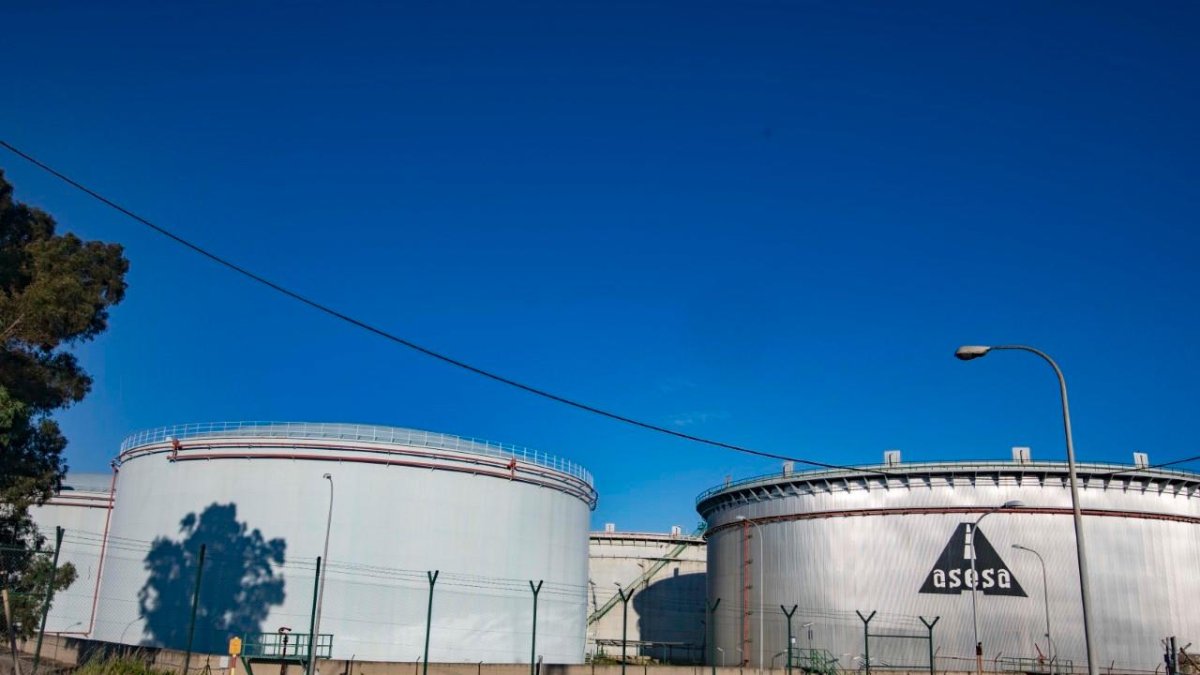 El incidente se produjo en la planta que Asesa tiene en el Polígon Químic Sud.