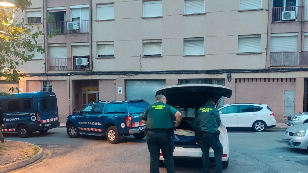 Mossos y Guardia Civil han cooperado para dar con los autores de las estafas.
