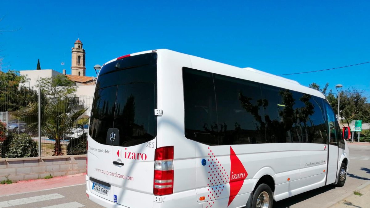 Bus urbà que seguirà funcionant a la Bisbal del Penedès.