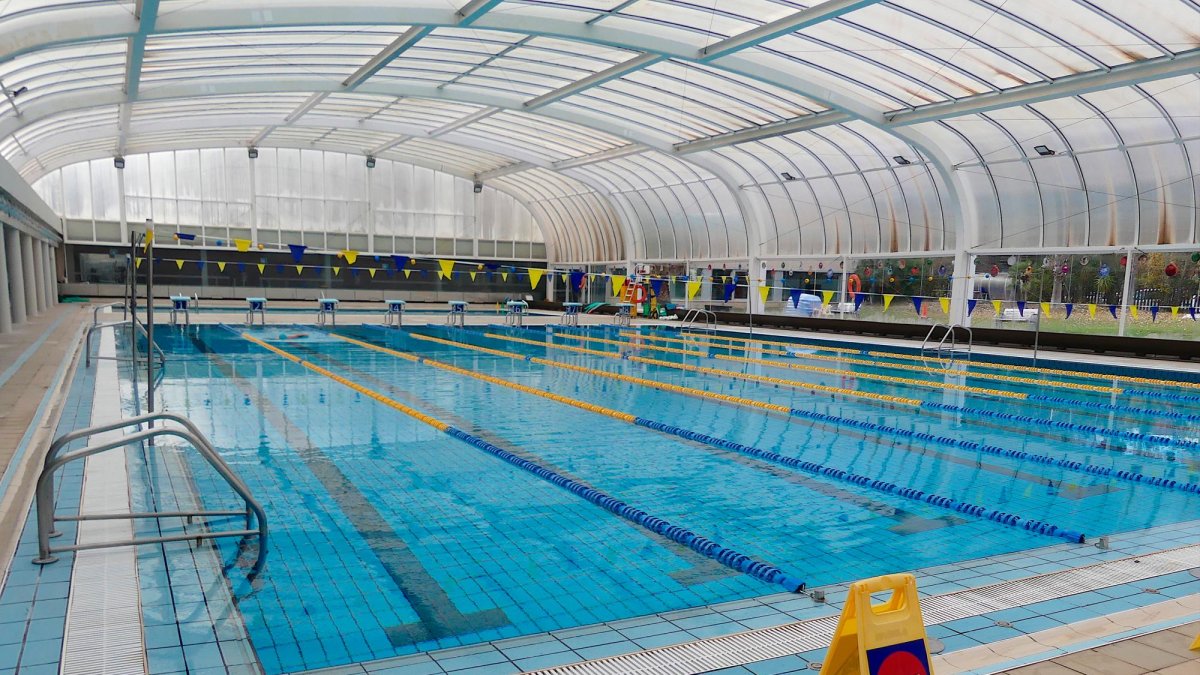 La piscina de Salou, reabierta.